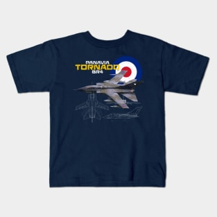 British Panavia Tornado GR4 (dark) Kids T-Shirt